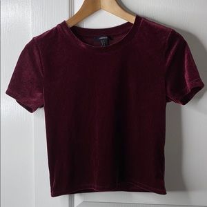 RED VELVET FOREVER 21 CROP TOP